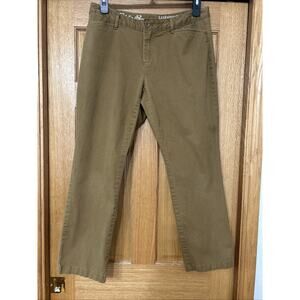 Eddie Bauer Legend Wash Stretch Women Curvy Straight Pants P12 Mid Rise*flaws*